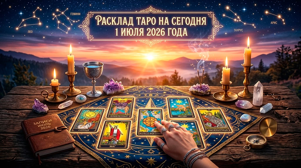 Расклад Таро на сегодня 1 июля 2026 года