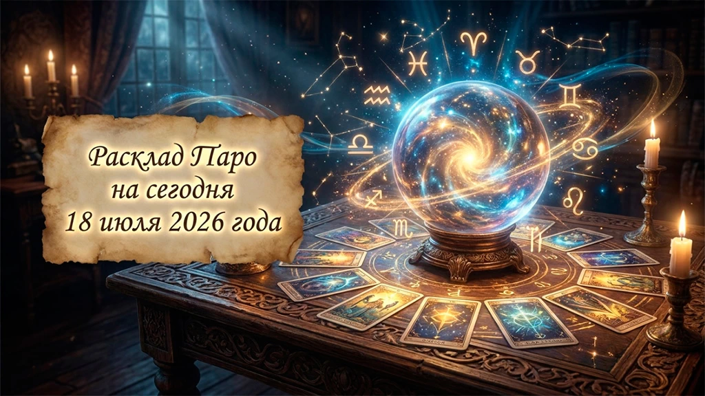 Расклад Таро на сегодня 18 июля 2026 года