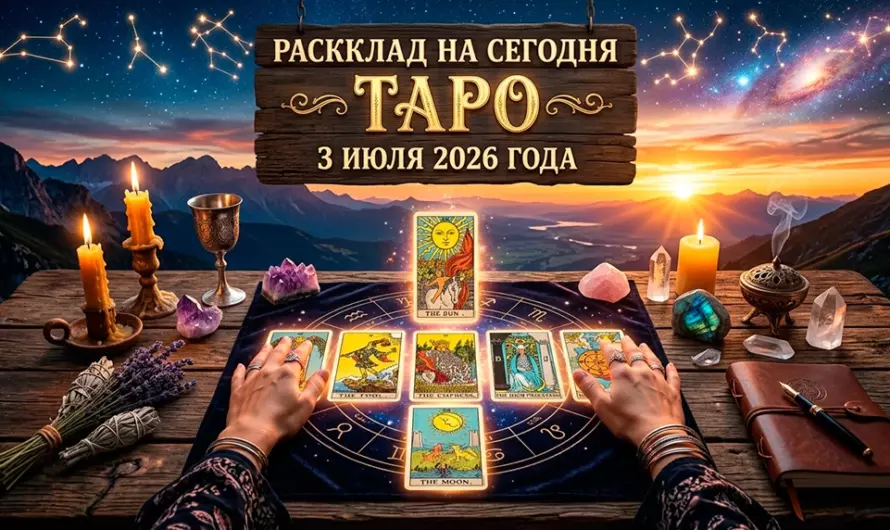 🔮 Расклад Таро на сегодня 3 июля 2026 года: судьбоносные подсказки карт, неожиданные перемены и знаки Вселенной