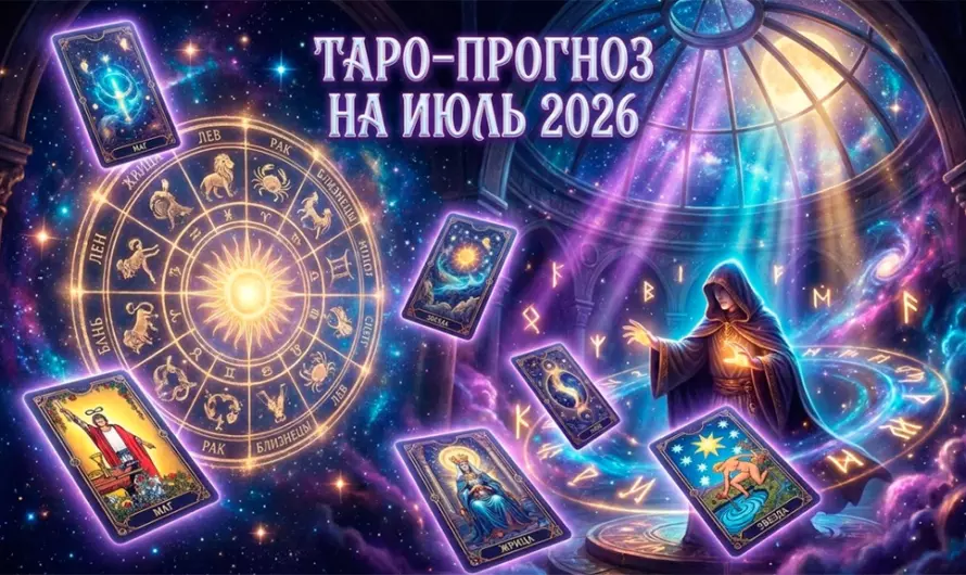 Таро-прогноз на июль 2026: какие карты откроют путь к удаче, любви и судьбоносным переменам для вашего знака