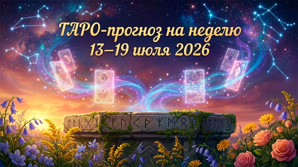 ТАРО-прогноз на неделю 13–19 июля 2026