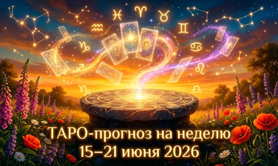 ТАРО-прогноз на неделю 15–21 июня 2026: карты раскрыли судьбоносные перемены, которые затронут каждый знак зодиака