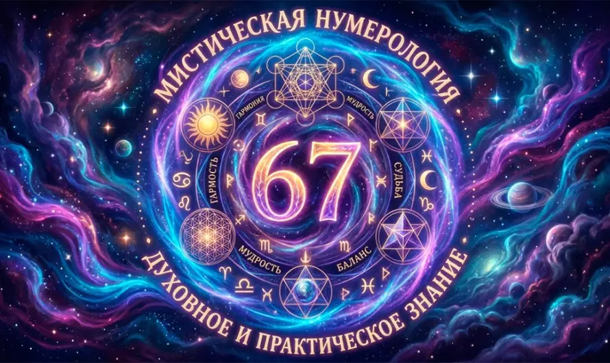 Значение числа 67 🌌 Тайные вибрации цифры, которые влияют на судьбу, успех и любовь