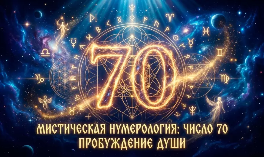 Значение числа 70 ✨ Почему эта цифра считается знаком высшей мудрости и судьбоносных открытий