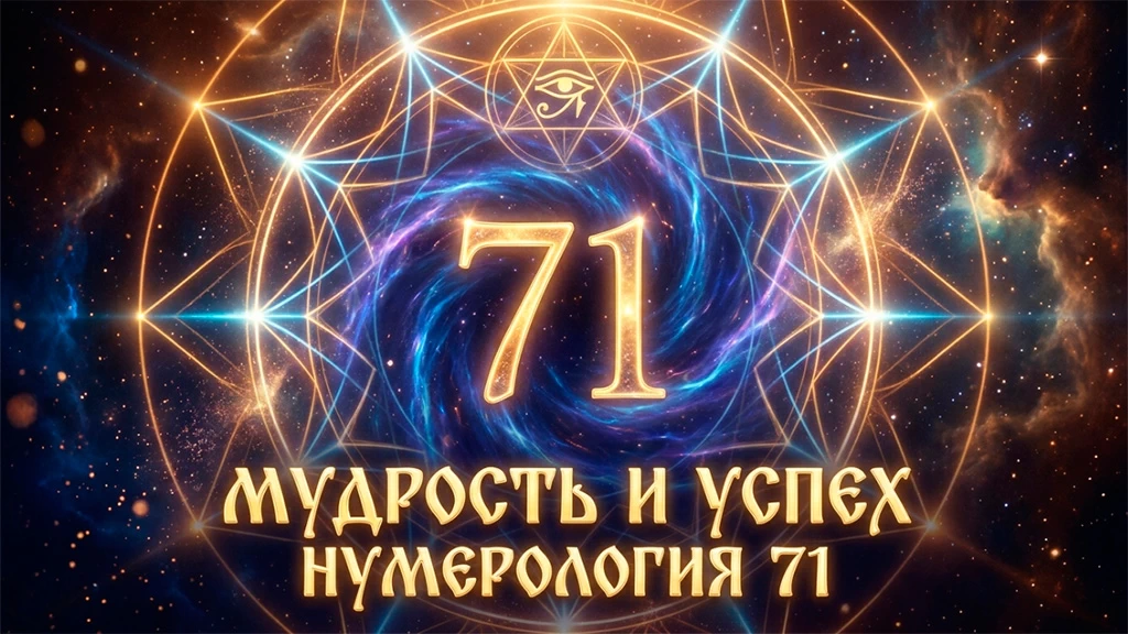 Значение числа 71