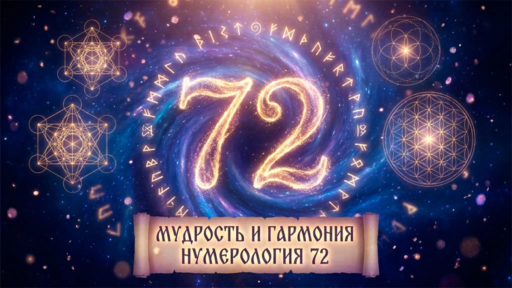 Значение числа 72