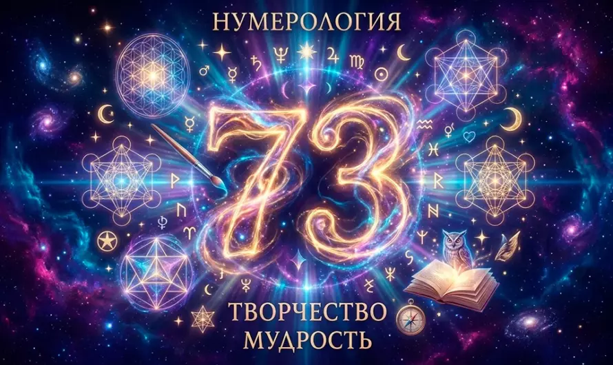 Значение числа 73 ✨ Почему эта цифра считается знаком удачи, мудрости и скрытых возможностей