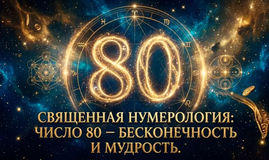 🔮 Значение числа 80 в нумерологии: тайна цифры, которая открывает путь к мудрости и успеху
