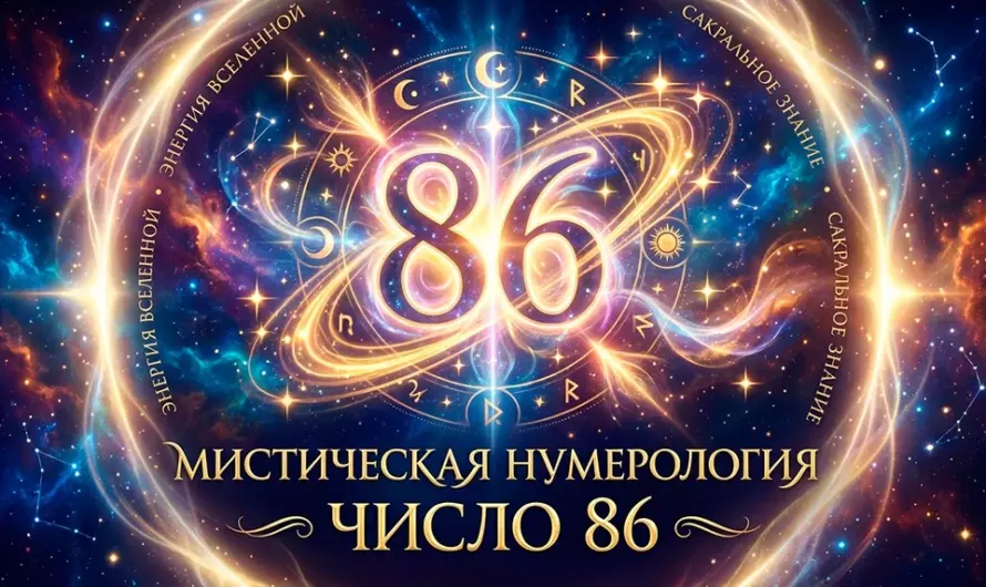 🔮 Значение числа 86 в нумерологии: почему эта цифра приносит судьбоносные перемены