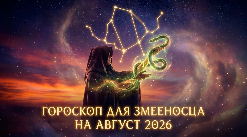 Гороскоп для Змееносца на август 2026