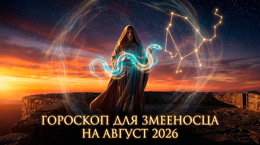 Гороскоп для Змееносца на август 2026
