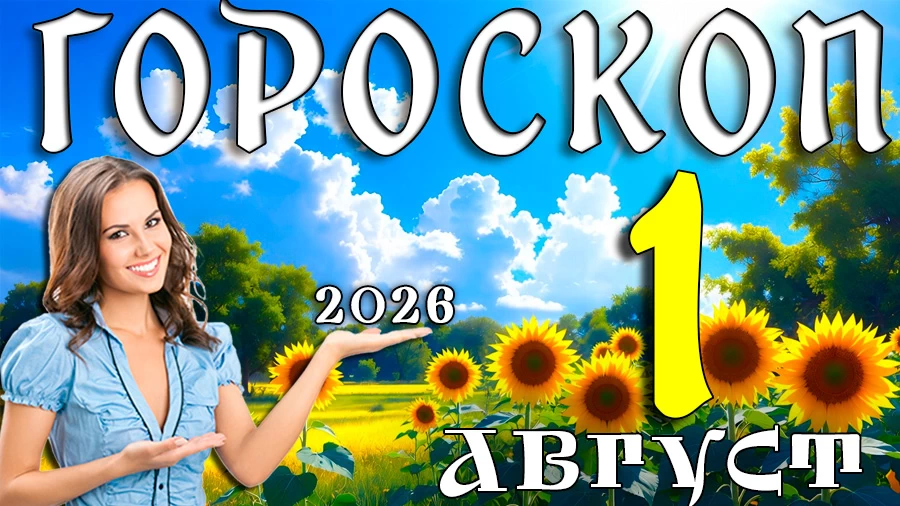 Гороскоп на 1 августа 2026 года