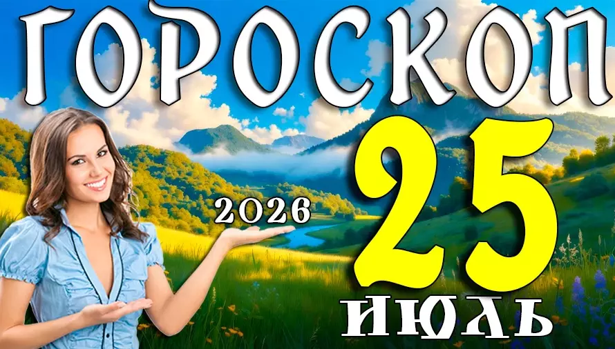 Гороскоп на 25 июля 2026 года 🌙 День удачных совпадений, ярких эмоций и новых возможностей