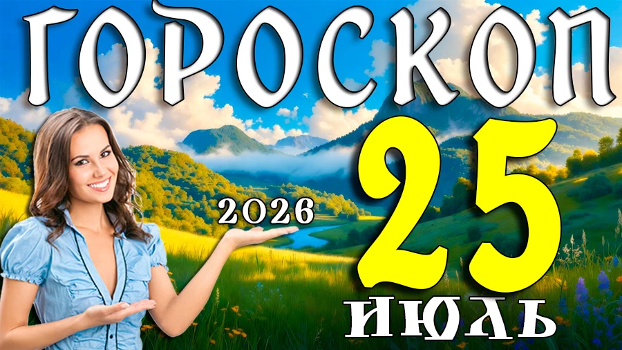Гороскоп на 25 июля 2026 года