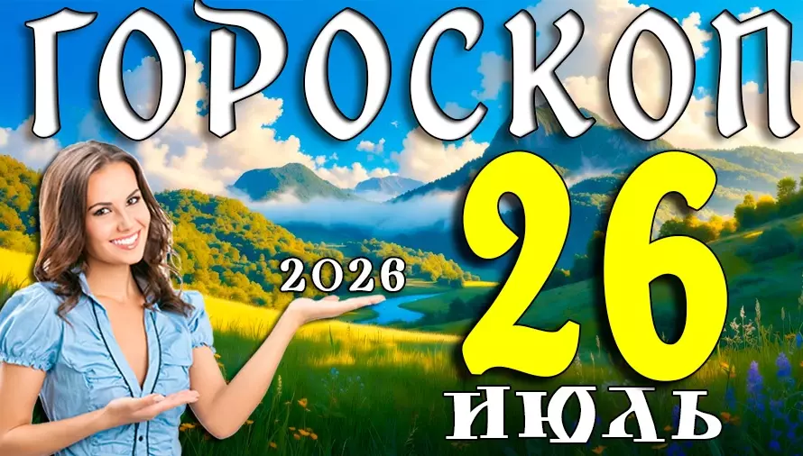 Гороскоп на 26 июля 2026 года 🌙 День счастливых возможностей, судьбоносных решений и приятных сюрпризов