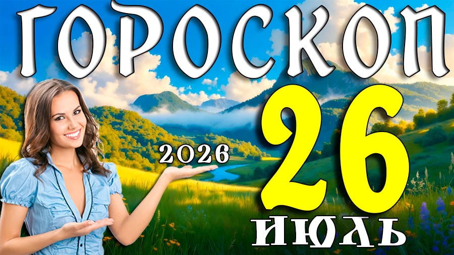 Гороскоп на 26 июля 2026 года