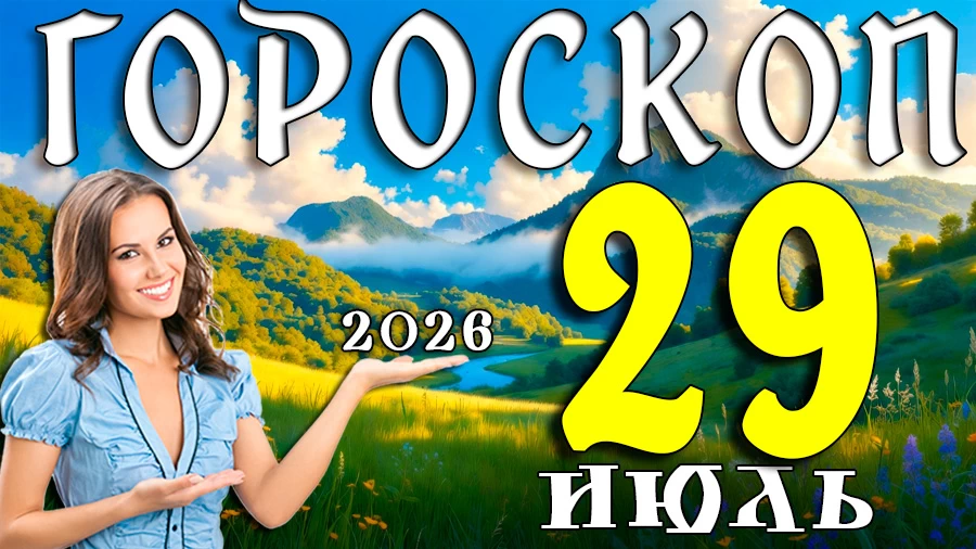 Гороскоп на 29 июля 2026 года