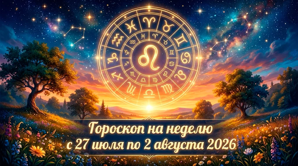Гороскоп на неделю с 27 июля по 2 августа 2026