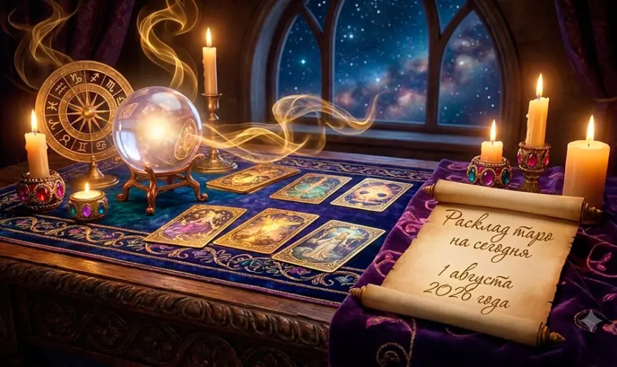 Расклад таро на сегодня 1 августа 2026 года 🔮 Какие карты откроют путь к удаче и новым возможностям?