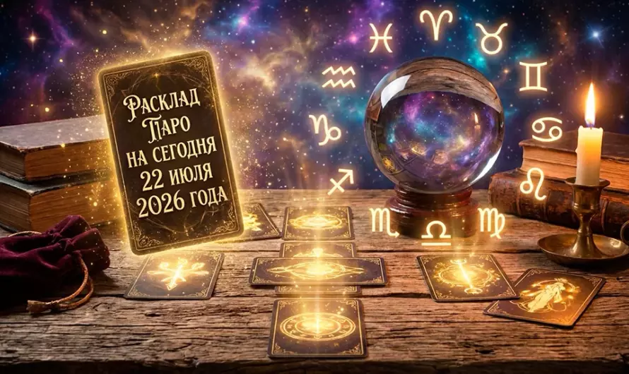 Расклад таро на сегодня 22 июля 2026 года 🔮 Тайные послания карт для всех знаков зодиака