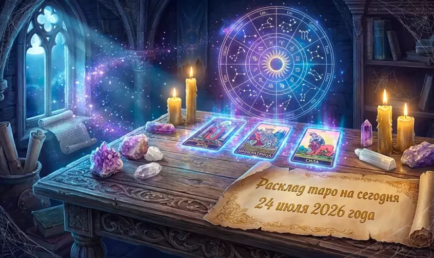 Расклад таро на сегодня 24 июля 2026 года 🔮 Какие карты откроют путь к удаче, любви и важным переменам?