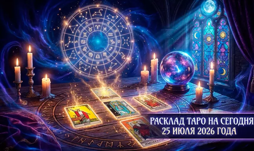 Расклад таро на сегодня 25 июля 2026 года 🔮 Какие карты подарят удачу, любовь и неожиданные возможности?
