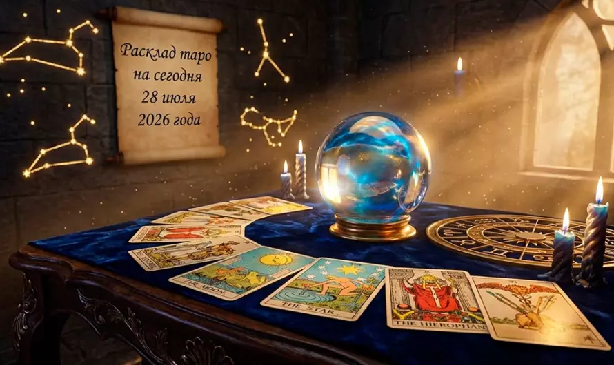 Расклад таро на сегодня 28 июля 2026 года 🔮 Какие карты приготовили неожиданные подсказки судьбы?