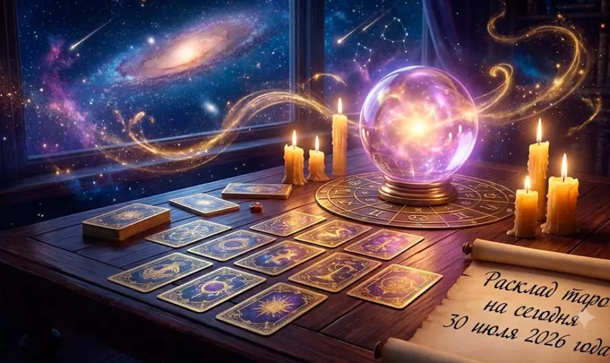 Расклад таро на сегодня 30 июля 2026 года 🔮 Какие карты откроют главный секрет этого дня?
