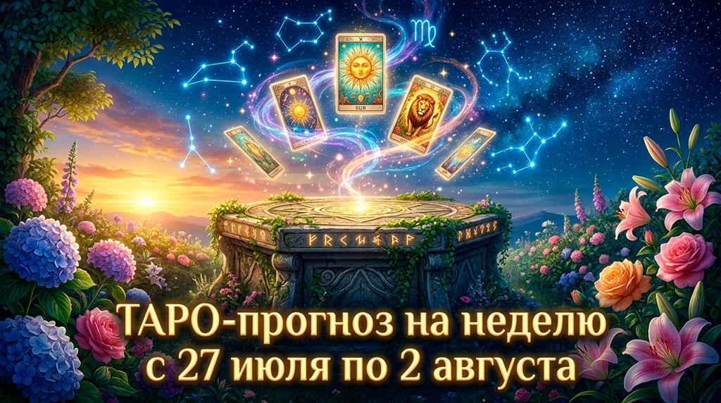 ТАРО-прогноз на неделю 27 июля – 2 августа 2026