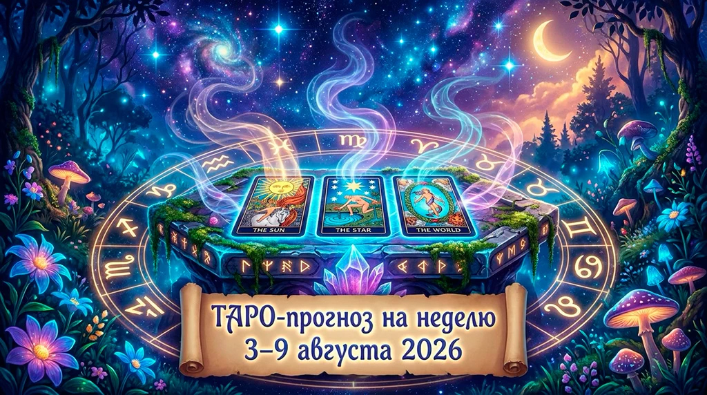 ТАРО-прогноз на неделю 3–9 августа 2026