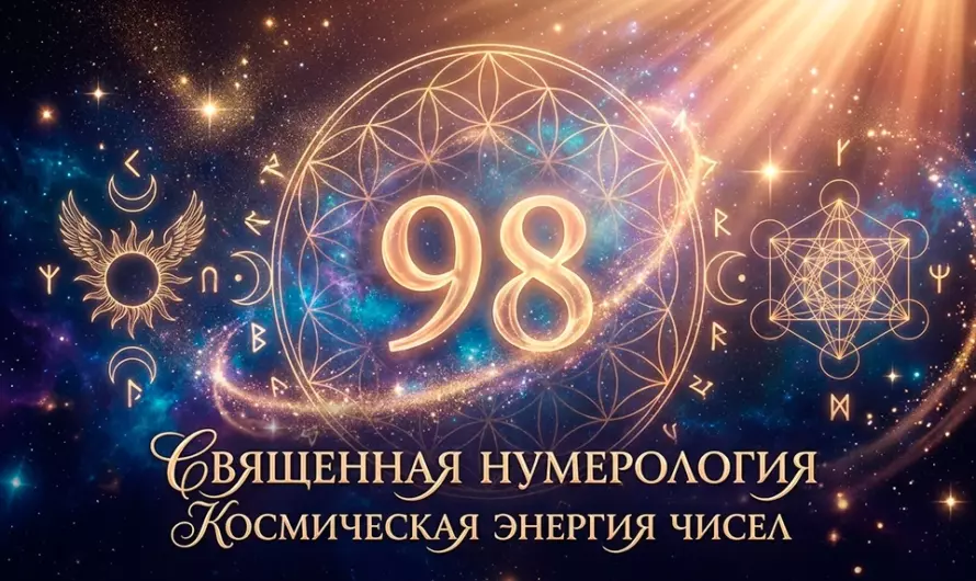 Значение числа 98 ✨ Почему цифра 98 считается символом изобилия и мудрости