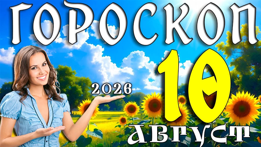 Гороскоп на 10 августа 2026 года