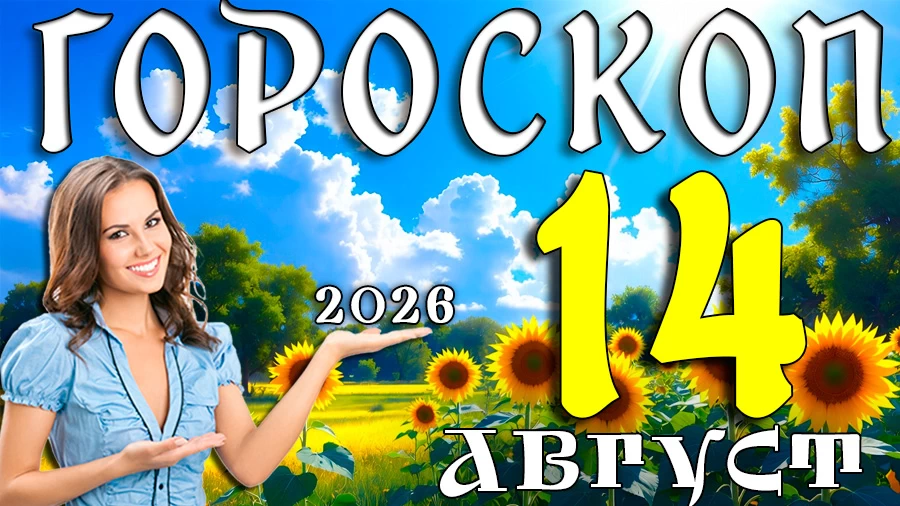 Гороскоп на 14 августа 2026 года