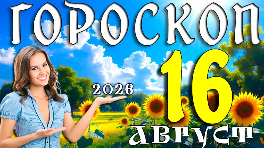 Гороскоп на 16 августа 2026 года