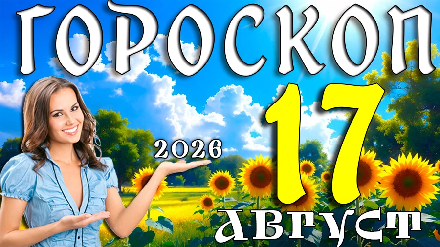 Гороскоп на 17 августа 2026 года