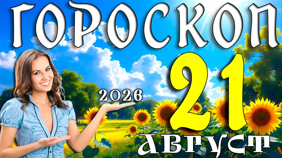 Гороскоп на 21 августа 2026