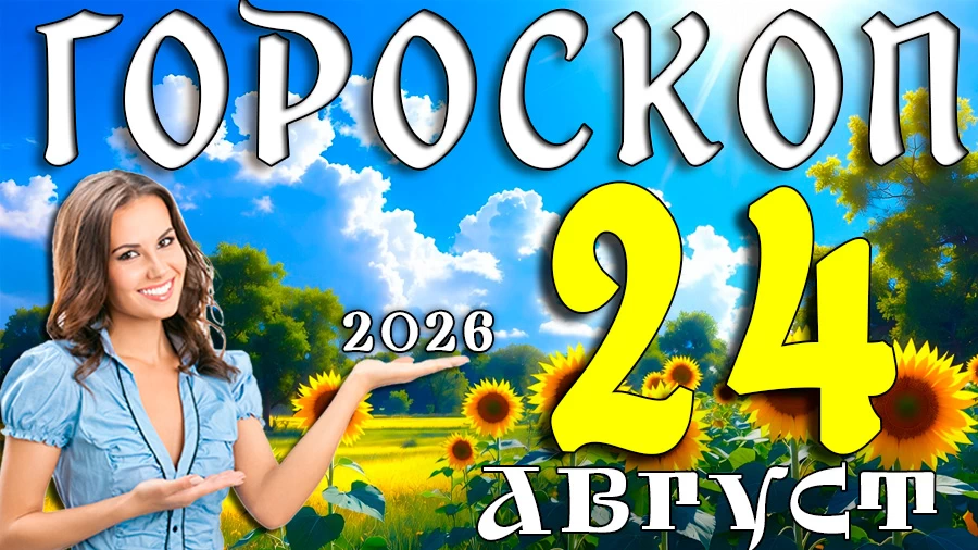 Гороскоп на 24 августа 2026
