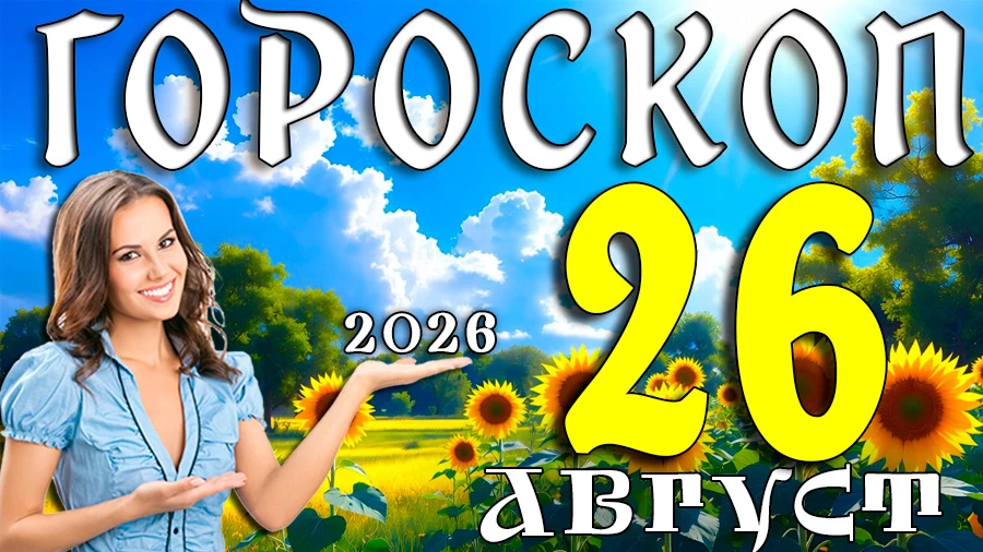 Гороскоп на 26 августа 2026