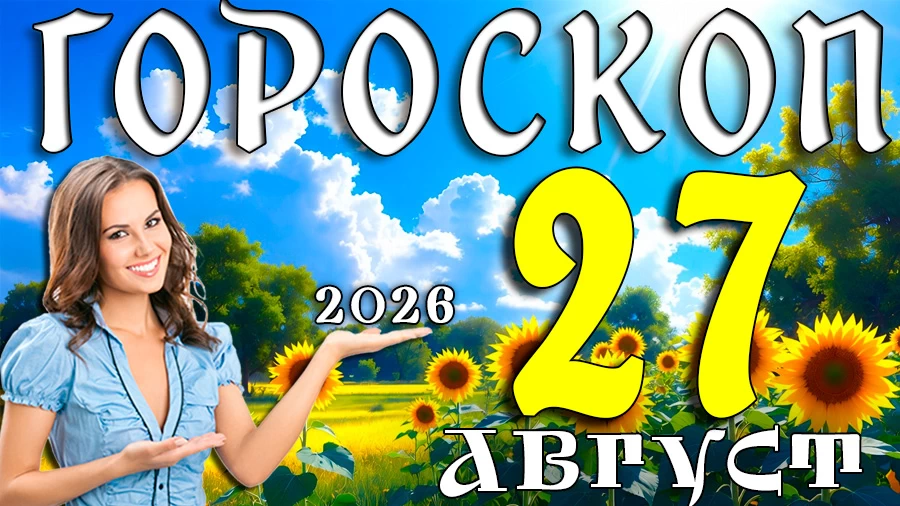Гороскоп на 27 августа 2026