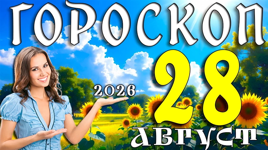 Гороскоп на 28 августа 2026