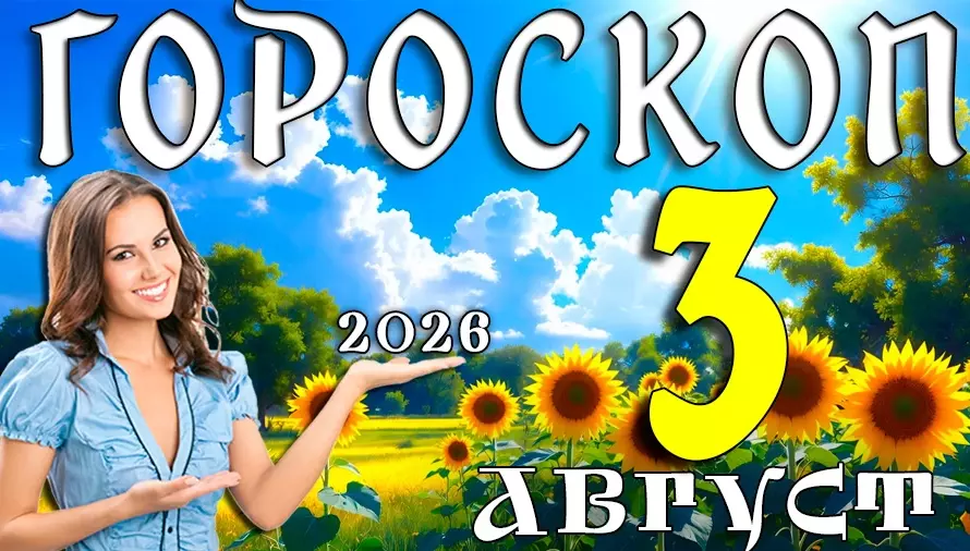 Гороскоп на 3 августа 2026 года 🌙 День уверенных шагов, счастливых возможностей и важных открытий