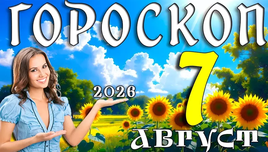 Гороскоп на 7 августа 2026 года для всех знаков зодиака ✨ День неожиданных возможностей и важных решений