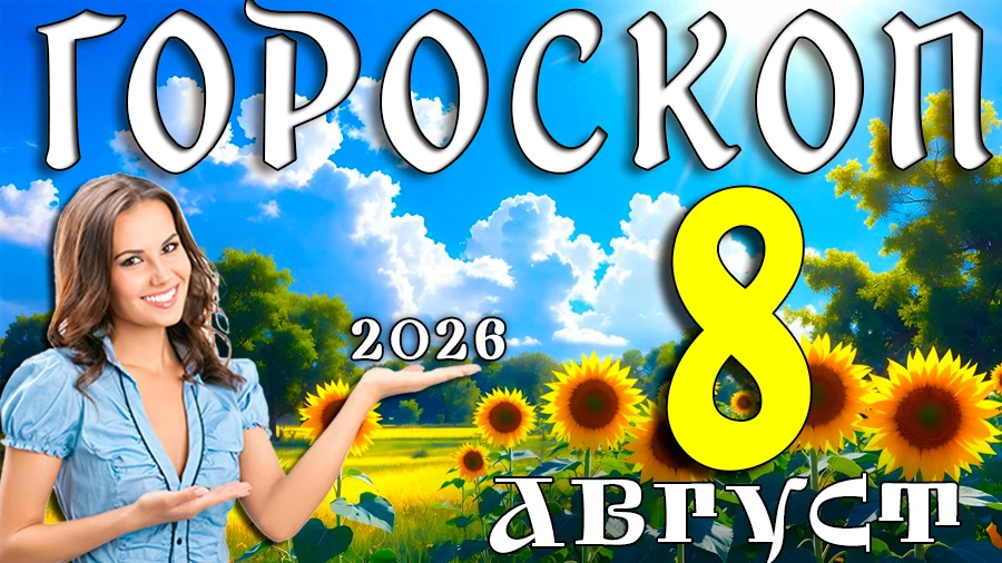 Гороскоп на 8 августа 2026 года
