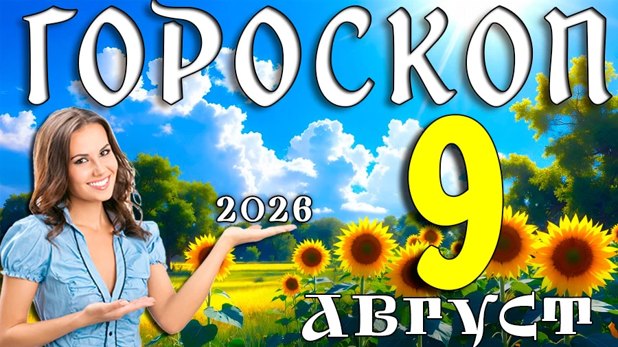 Гороскоп на 9 августа 2026 года