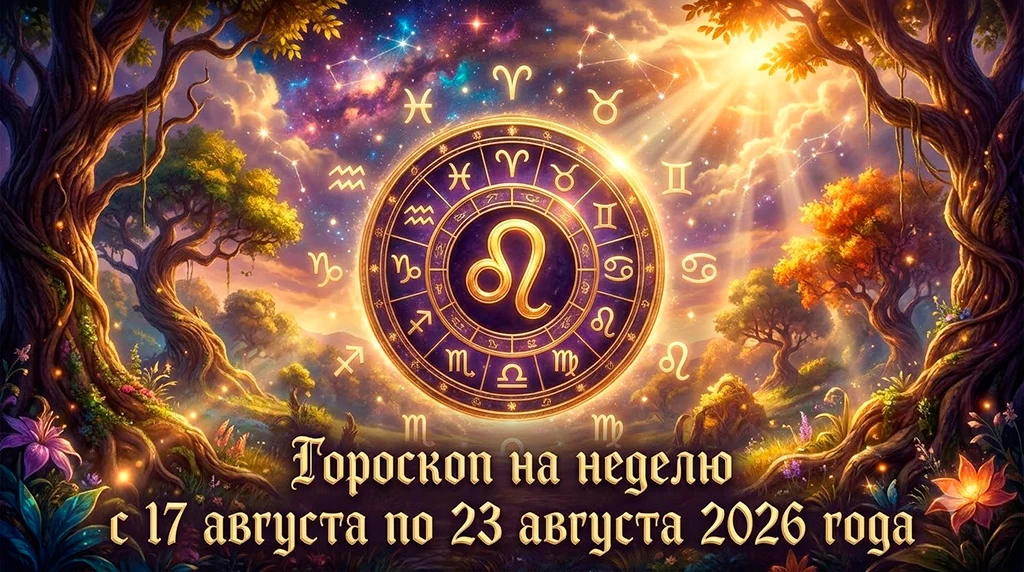 Гороскоп на неделю с 17 по 23 августа 2026