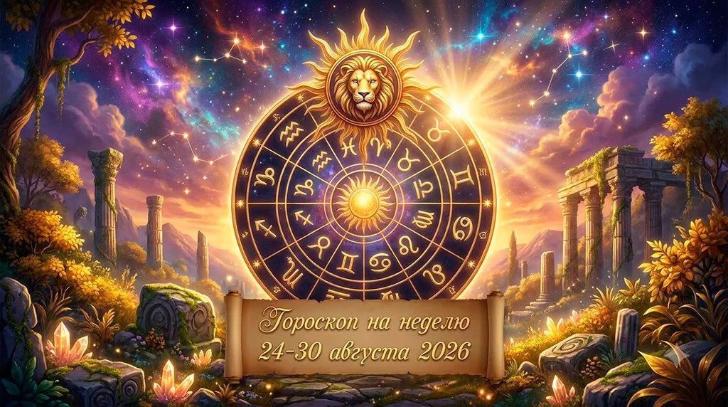 Гороскоп на неделю с 24 августа по 30 августа 2026