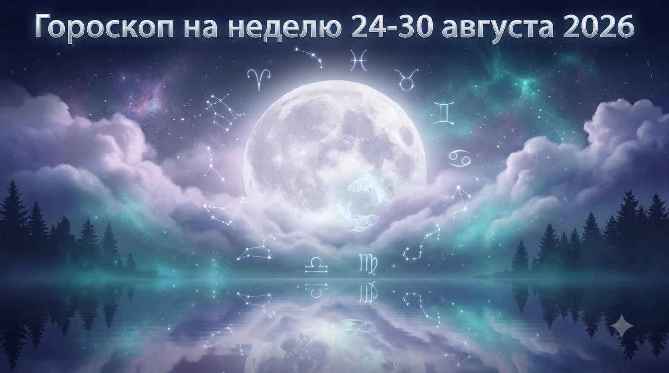Гороскоп на неделю с 24 августа по 30 августа 2026