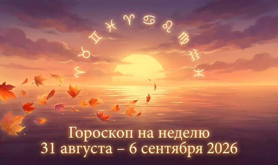 Гороскоп на неделю с 31 августа по 6 сентября 2026: Время новых начинаний 🌟