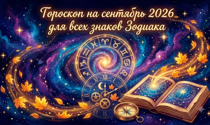 Гороскоп на сентябрь 2026 для всех знаков Зодиака: Ключи к успеху 🔑
