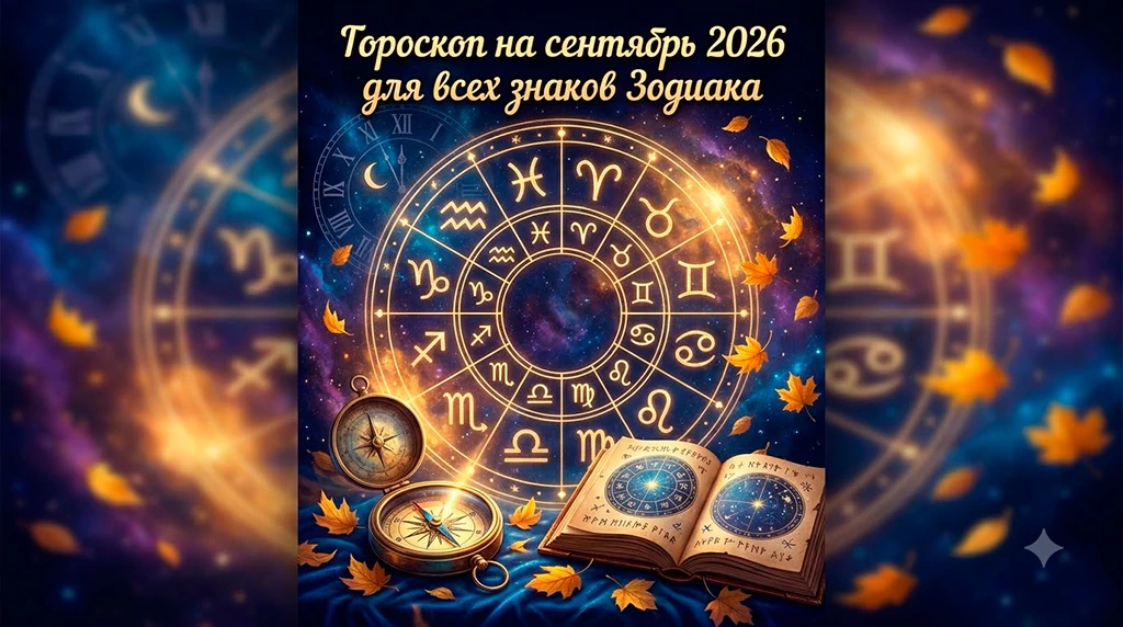 Гороскоп на сентябрь 2026 для всех знаков Зодиака